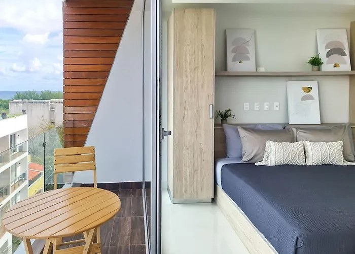 Apartamento Dk Exlusive 1br- Balcony And Rooftop Sea View Playa del Carmen