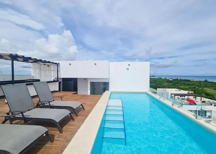 Dk Exlusive 1br- Balcony And Rooftop Sea View * Playa del Carmen